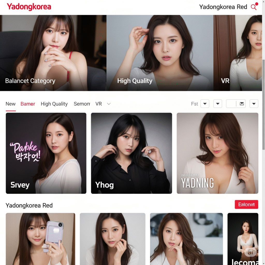 야동코리아의 콘텐츠 카테고리 페이지