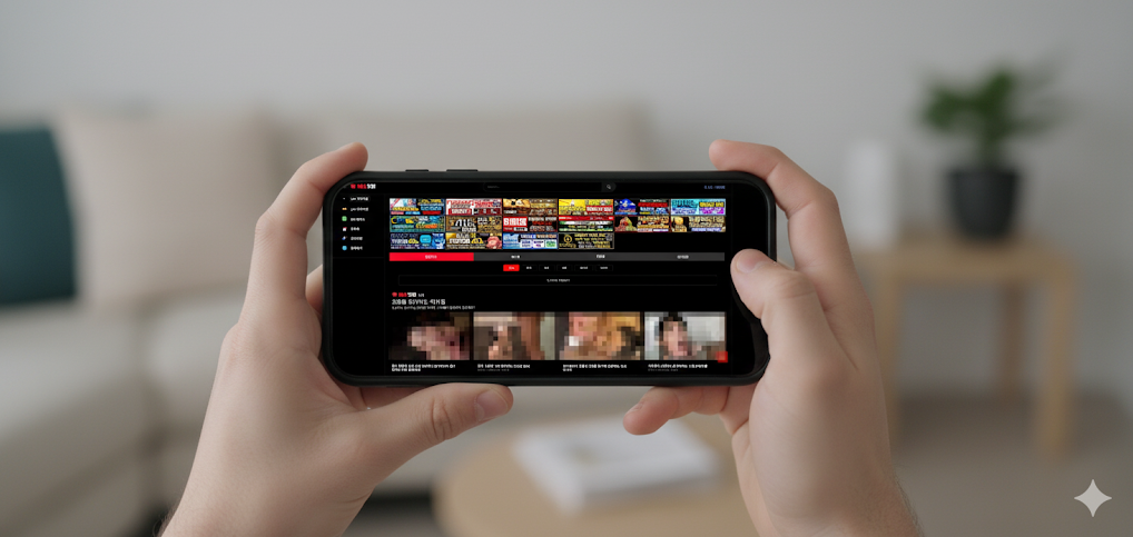 야스닷컴 모바일 버전 스크린샷. 스마트폰 화면에 맞춘 인터페이스.